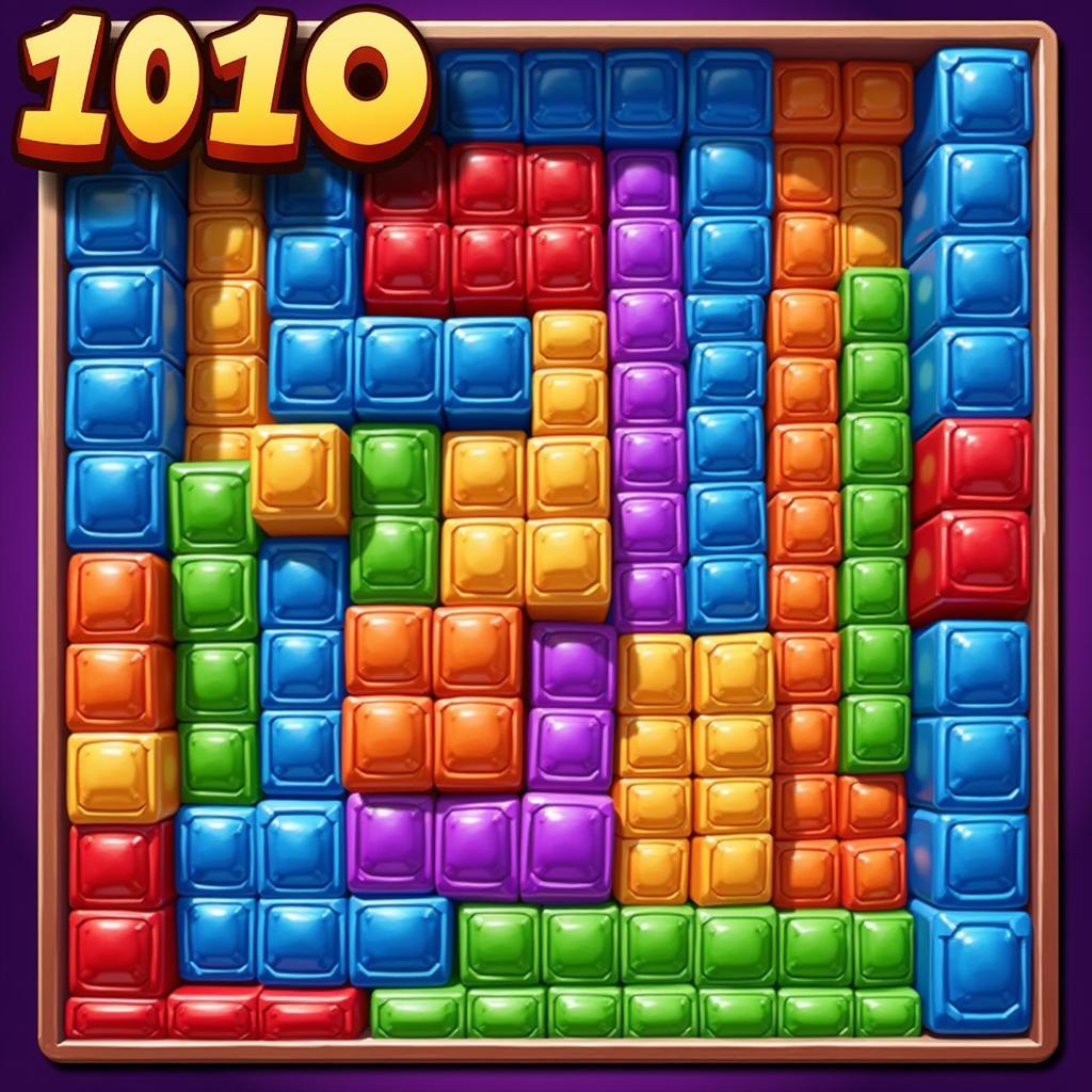 1010 gameplay on a mobile device