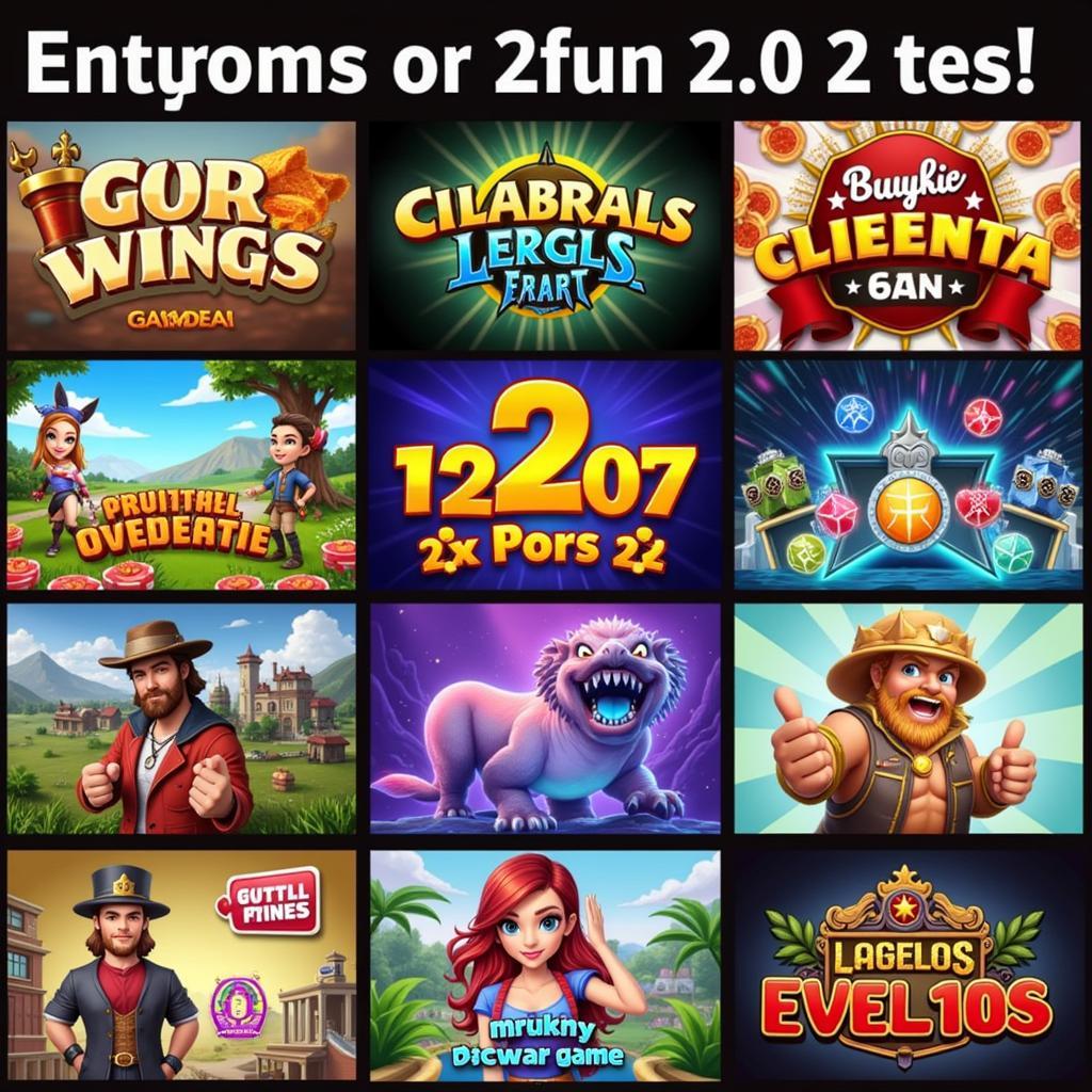 Diverse game selection within 12fun 2.0 2 APK