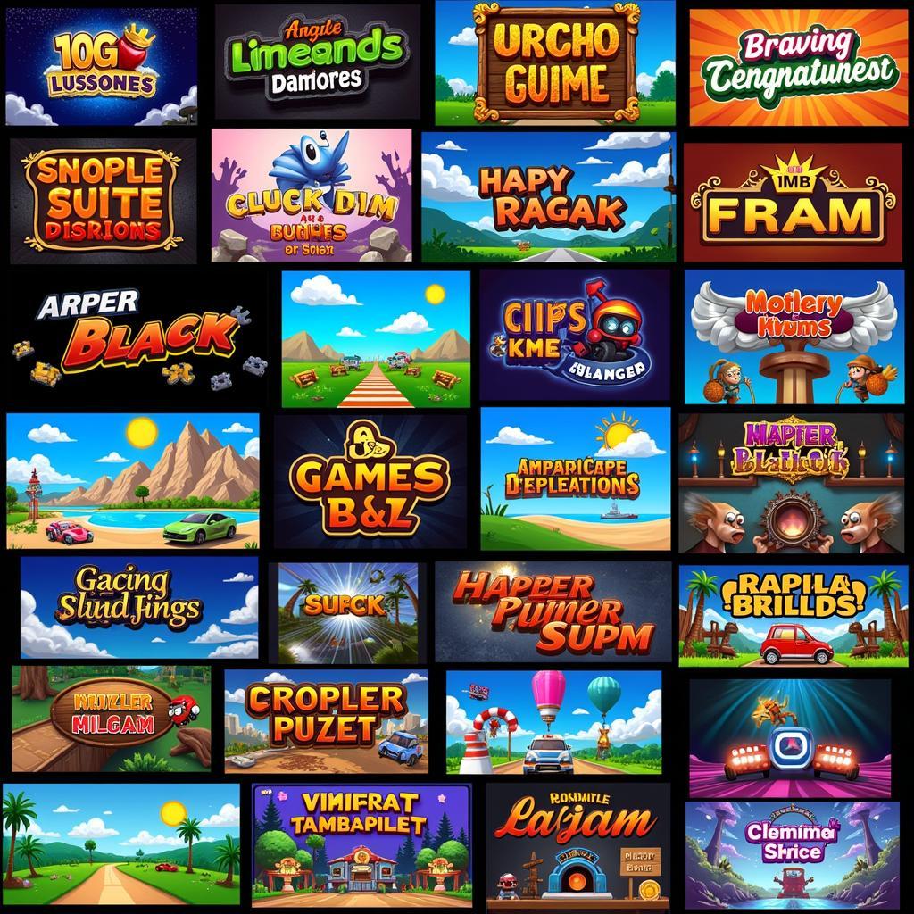 Diverse 1MB Games Selection