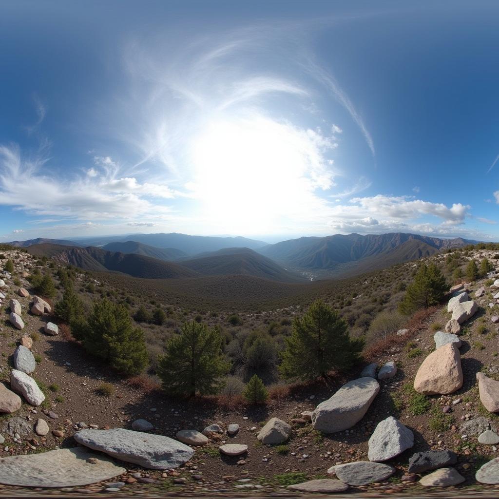 A stunning 360-degree panorama captured with Google Camera 360 APK