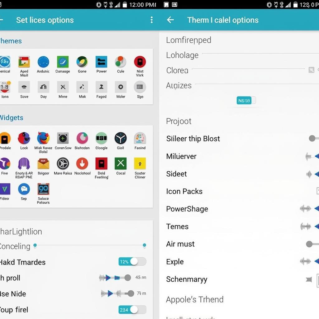 Customization Options in 3D Launcher APK