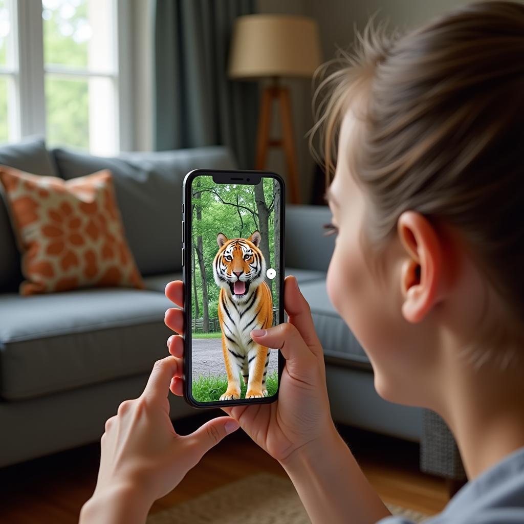 4D Animal APK Augmented Reality Experience in Action