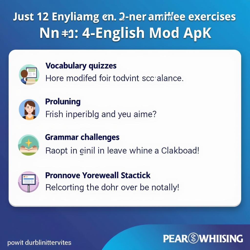 4English Mod APK Interactive Exercises