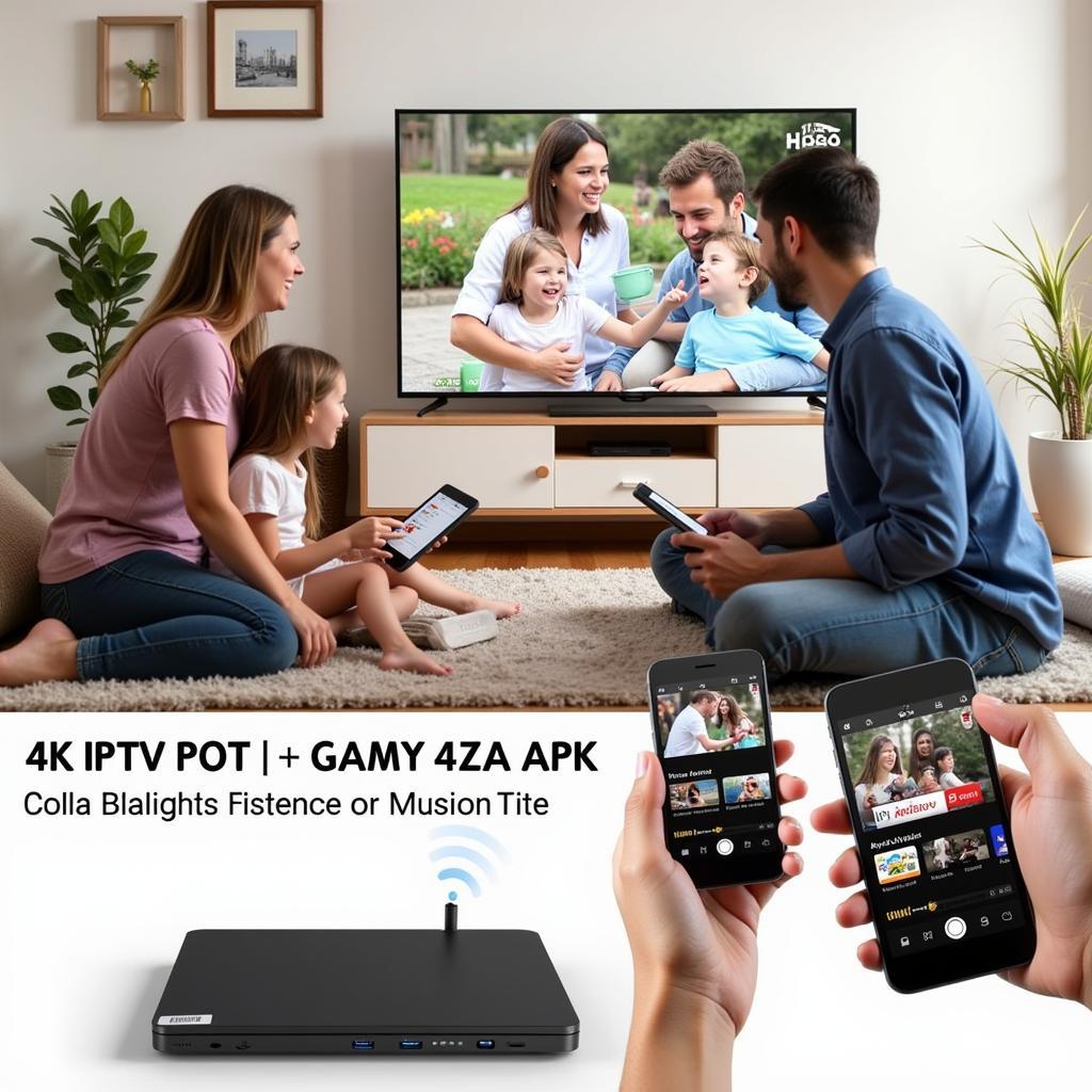 4K IPTV Streaming on Multiple Devices