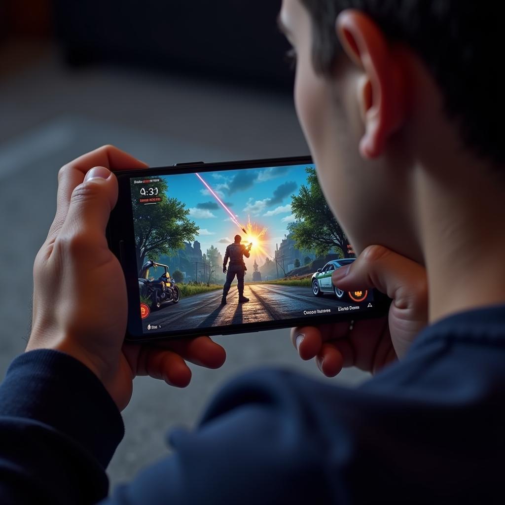 High-performance mobile gaming on a smartphone with a 64-bit CPU