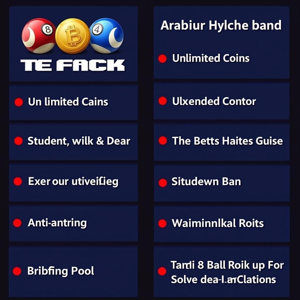 8 Ball Pool Hack Features