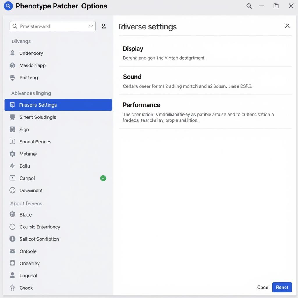 AA Phenotype Patcher Settings