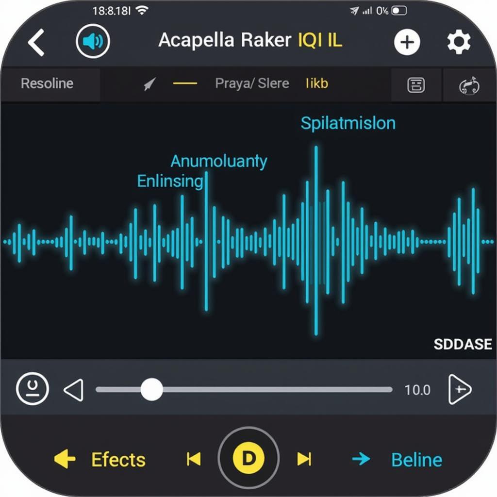 Acapella Maker Pro APK Interface