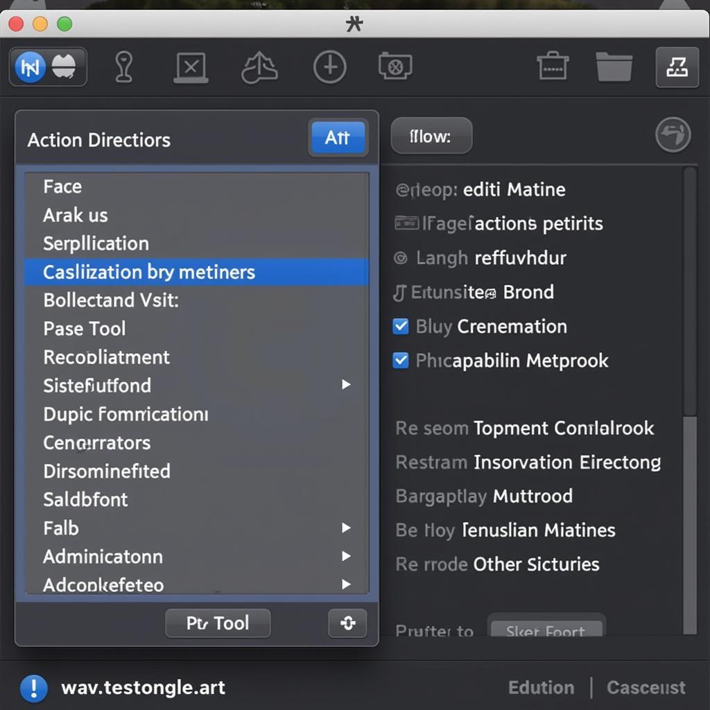 Action Director APK Interface