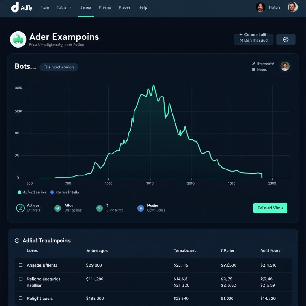 Adfly earning dashboard with bot activity