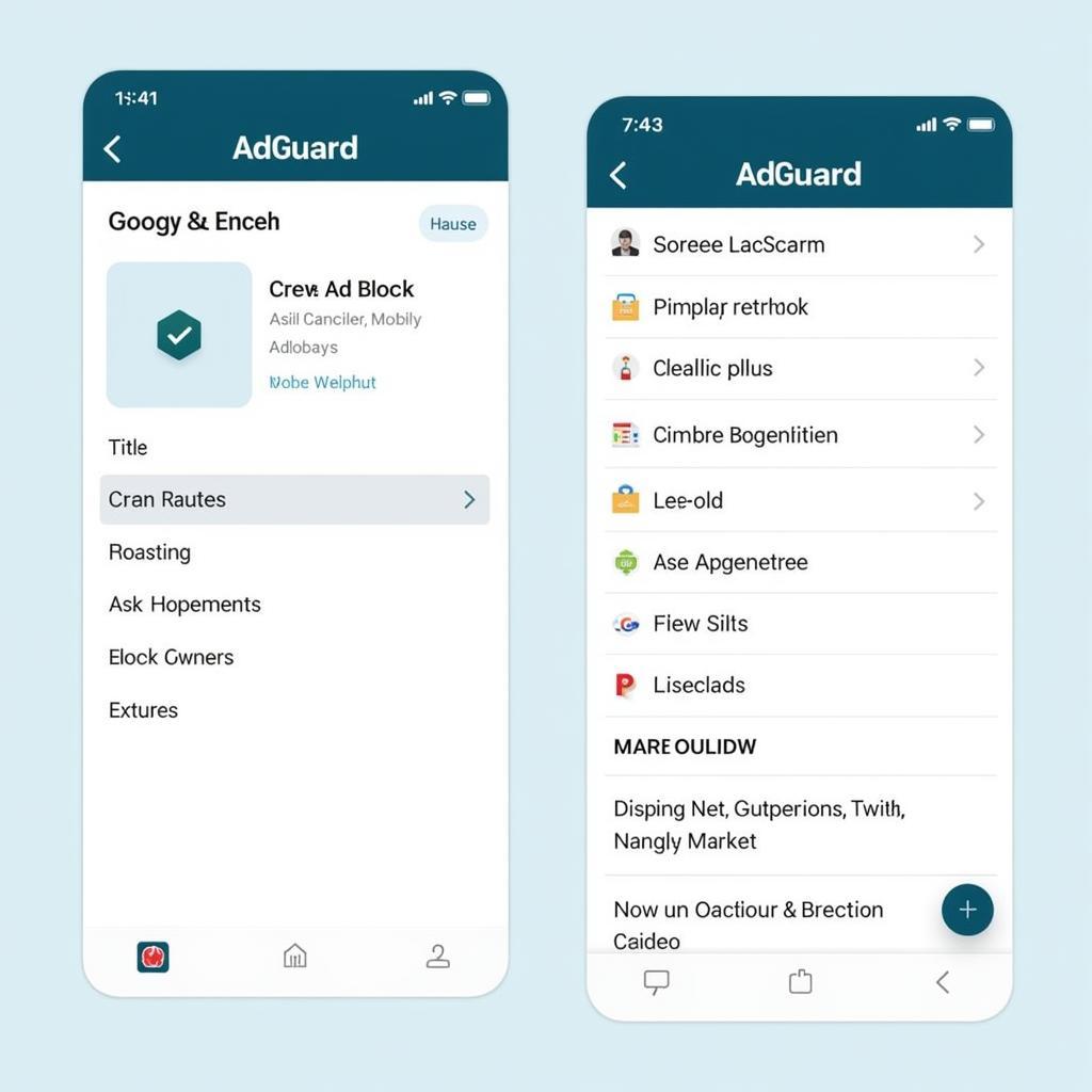 AdGuard App Interface