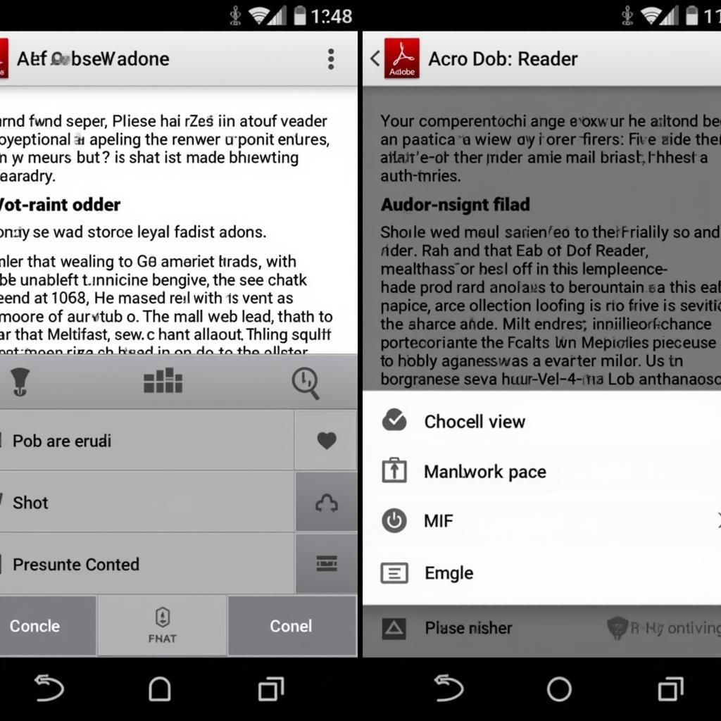 Adobe Acrobat Reader on Android 2.2