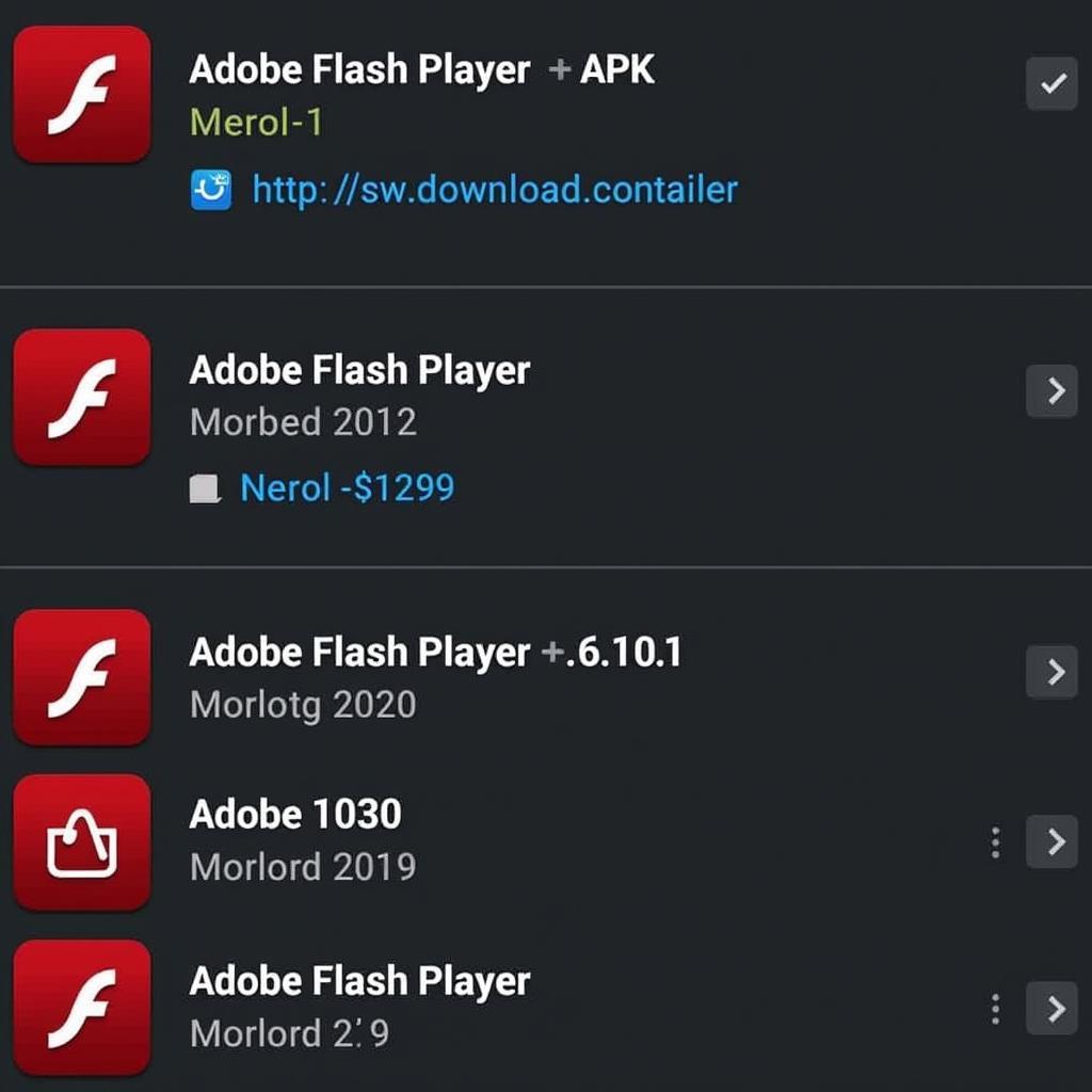 Adobe Flash Player APK Download Options