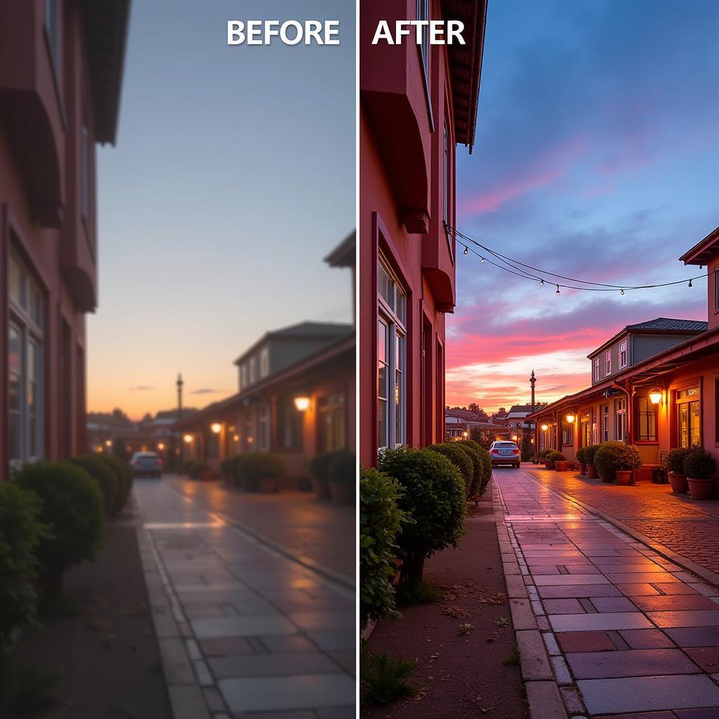  Adobe Photoshop Camera Before & After Comparison 