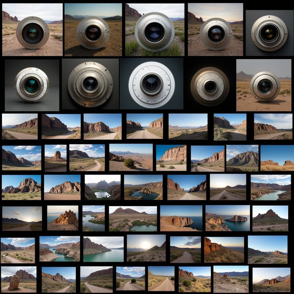 Examples of Adobe Photoshop Camera Lenses