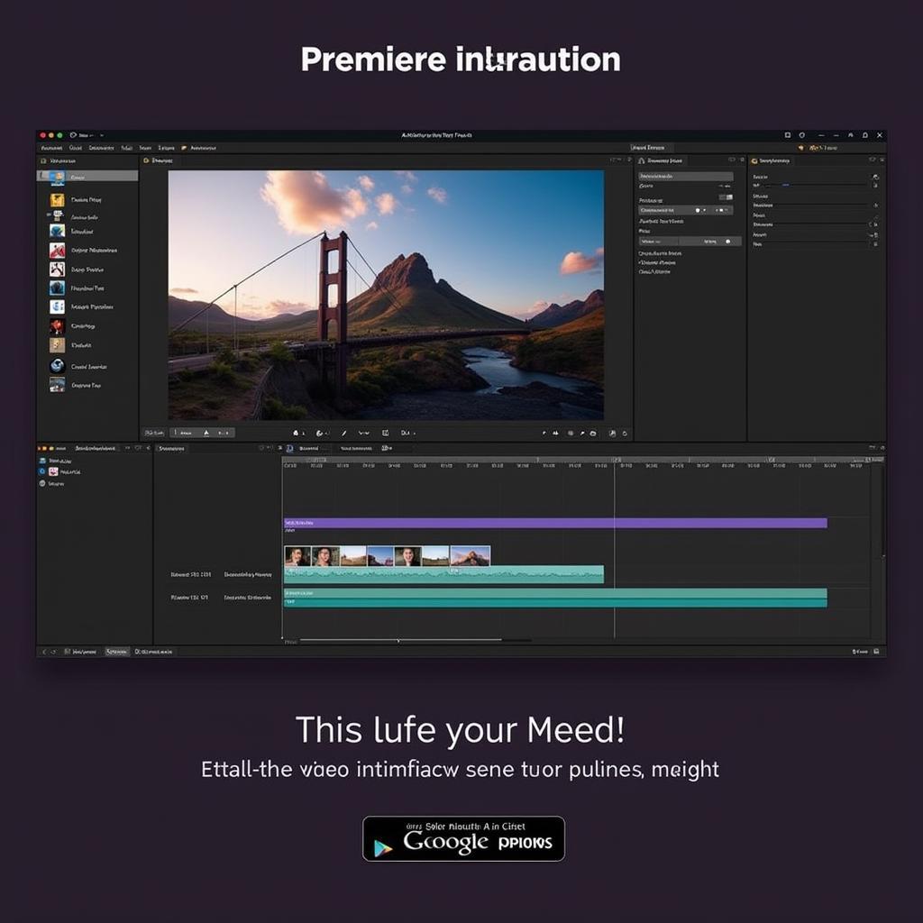 Adobe Premiere Pro APK Mod Interface