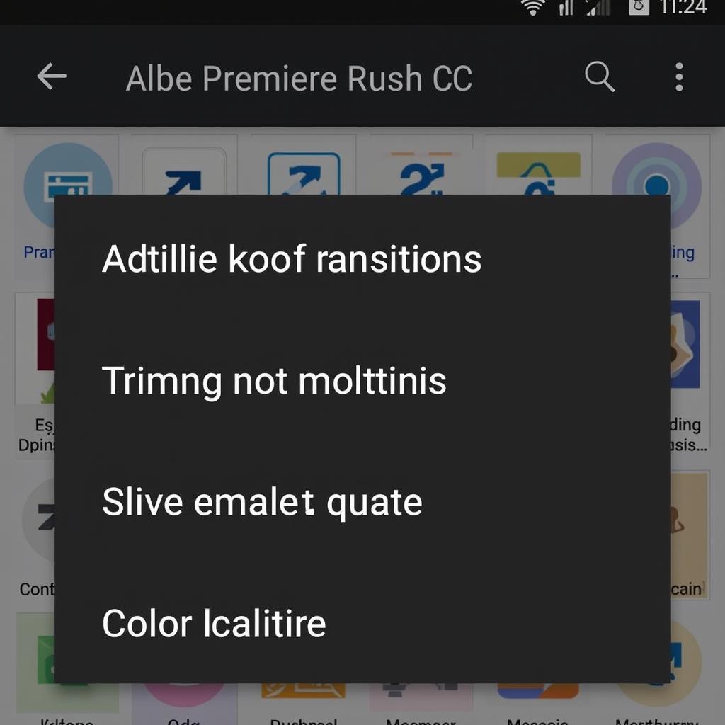 Adobe Premiere Rush CC APK Interface