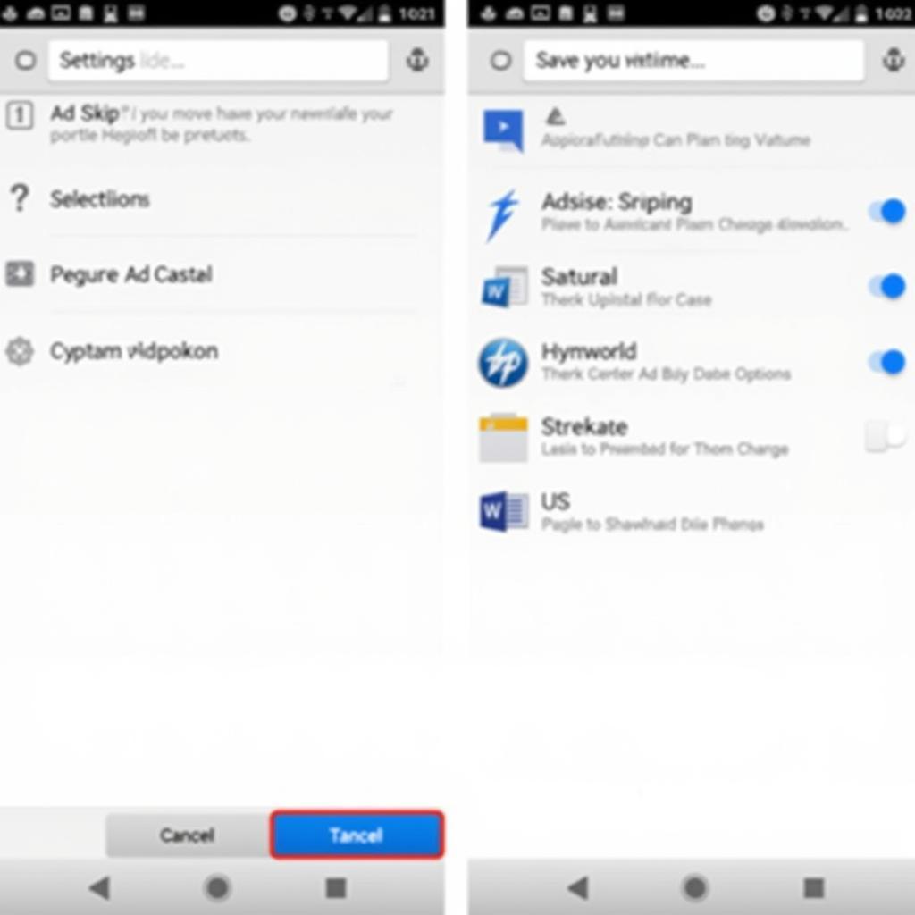 AdSkip APK Settings