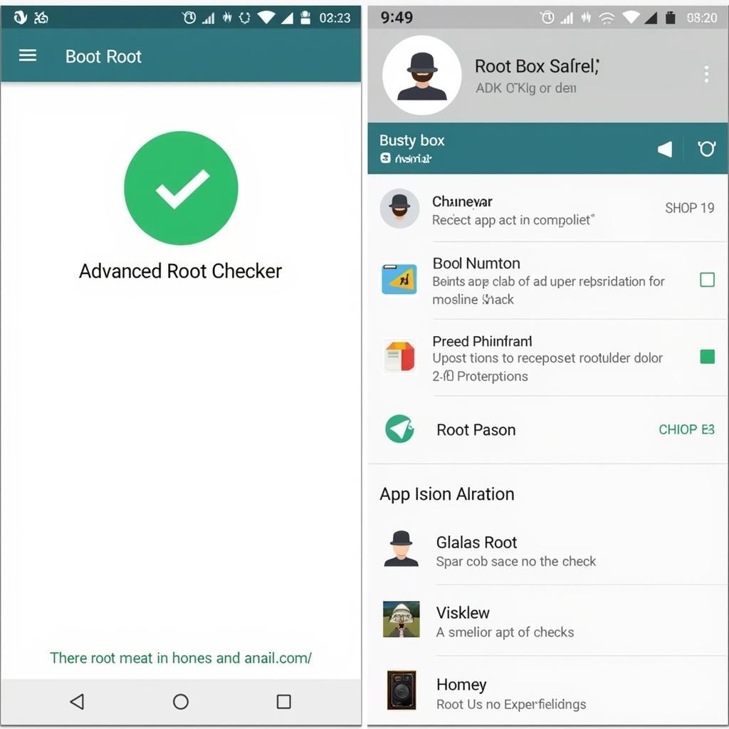 Advanced Root Checker App Interface