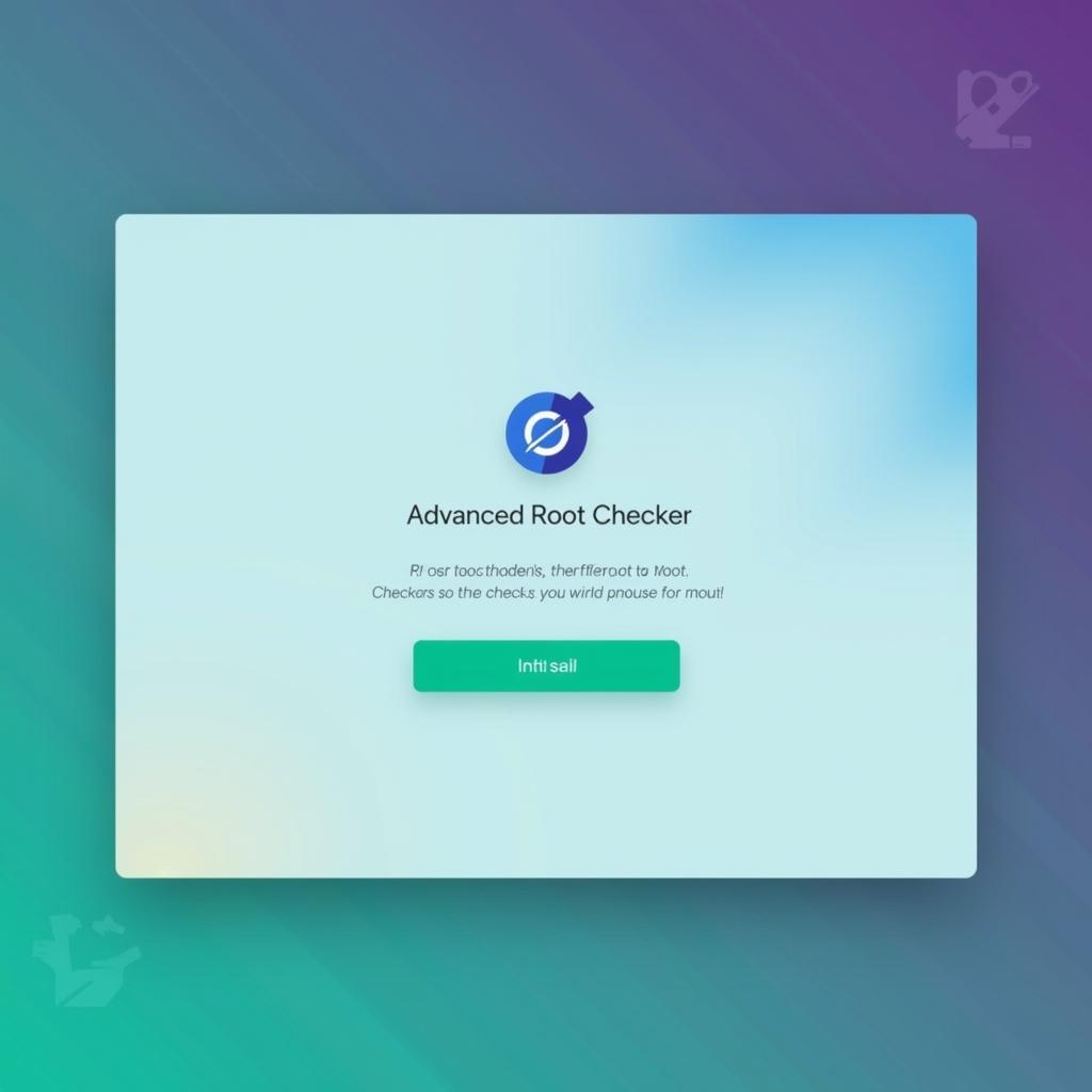 Advanced Root Checker App Interface