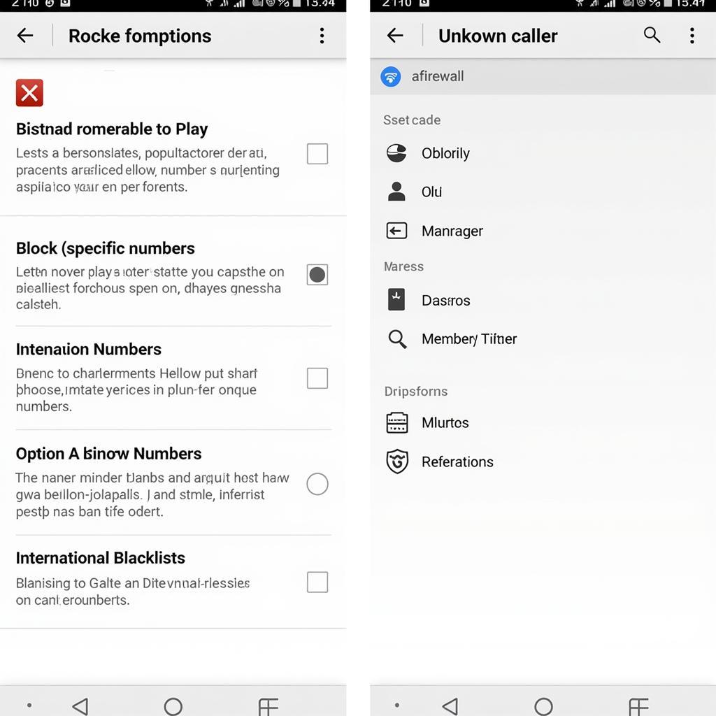 A Firewall Blocking Options