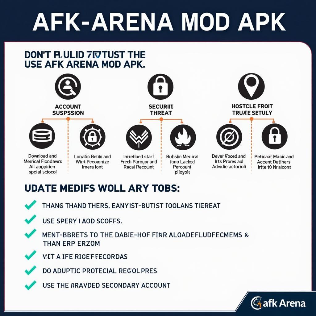 AFK Arena Mod APK Potential Risks and Precautions