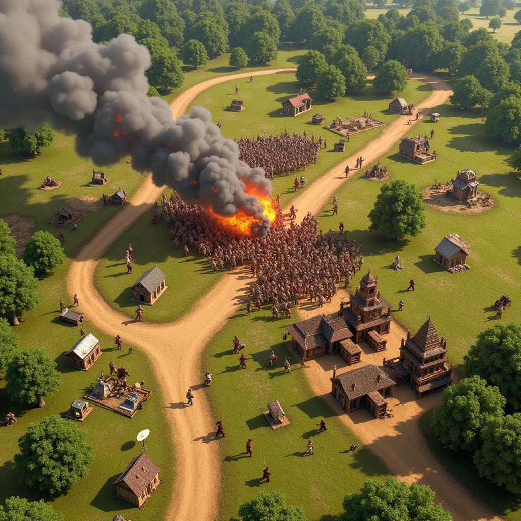 Battle Sequence in Age of Civilization 2