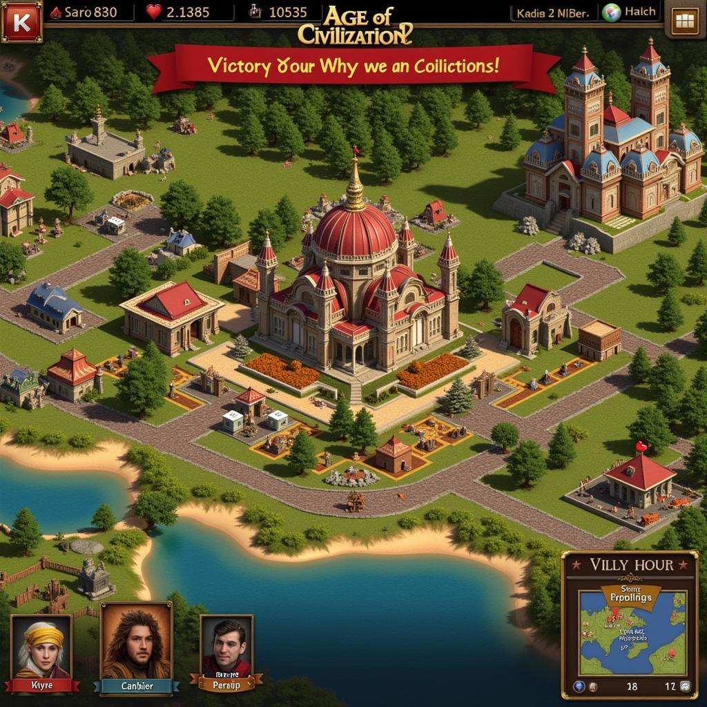 Achieving victory in Age of Civilization 2 on PC