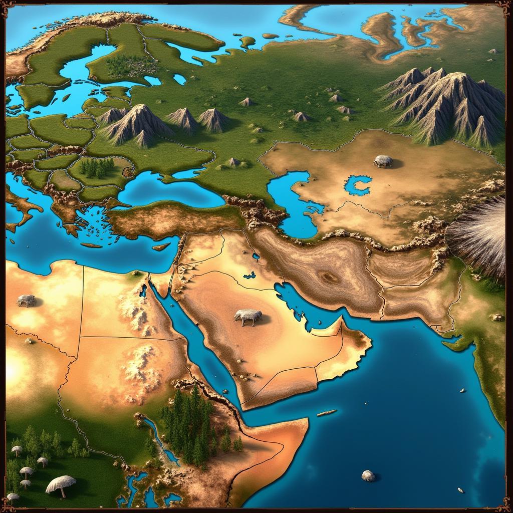 Age of Civilization 2 World Map