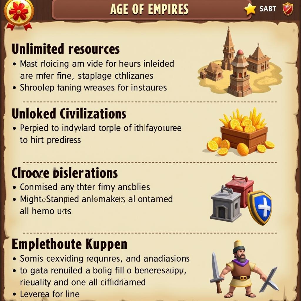 Age of Empires Mod APK Features