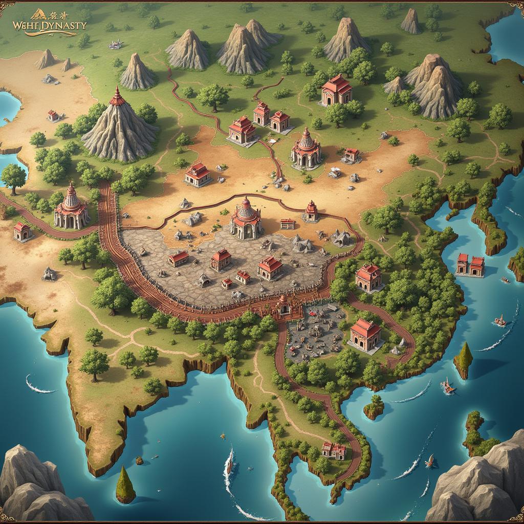 Age of Wushu Dynasty world map