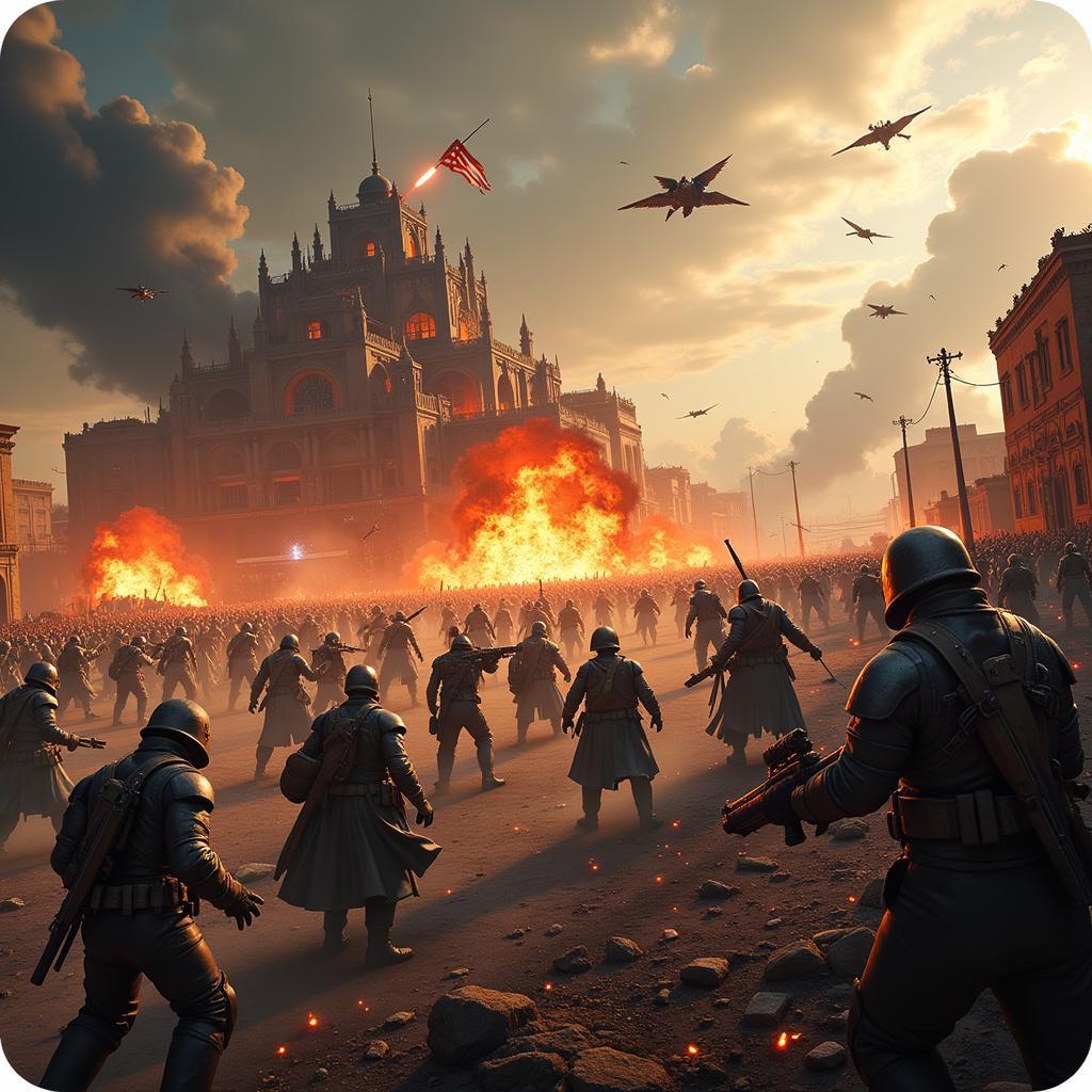 Age of Z Mod APK Intense Battle