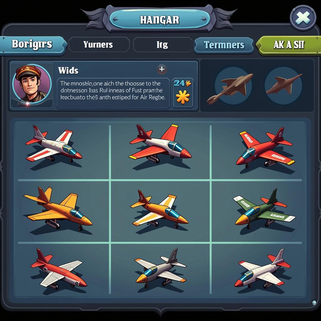 Air Attack 2 Mod APK Aircraft Selection