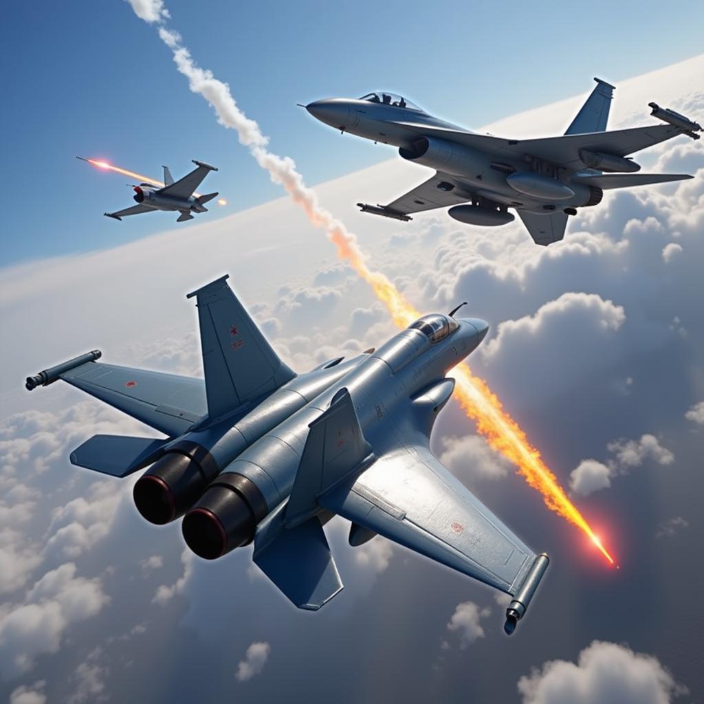 Air Combat Mod APK Intense Dogfight