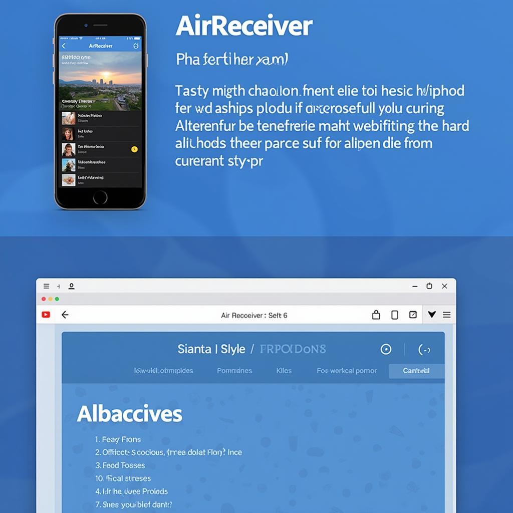 AirReceiver app interface