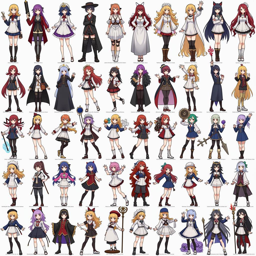 Alchemist Code Diverse Character Roster