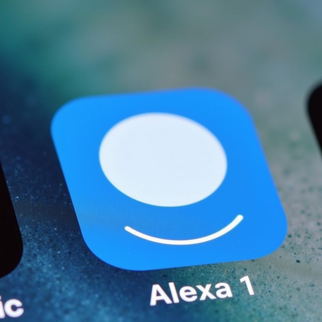 Alexa app on iPhone home screen