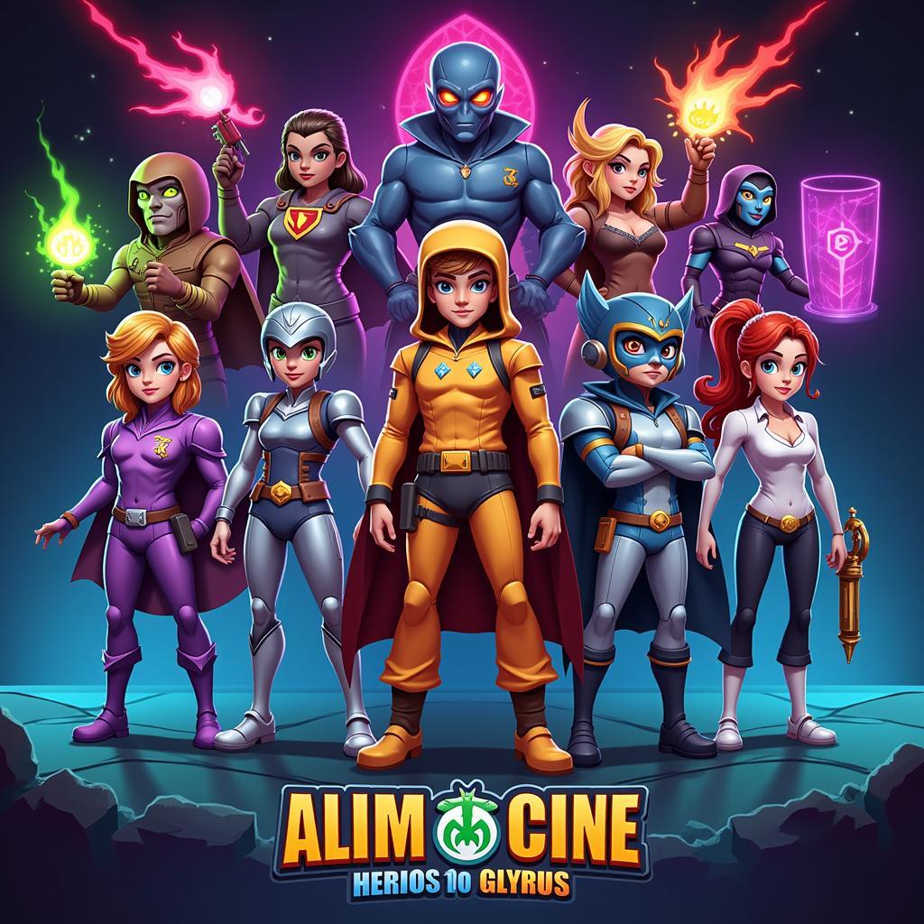 Alien Creeps TD Mod APK Heroes