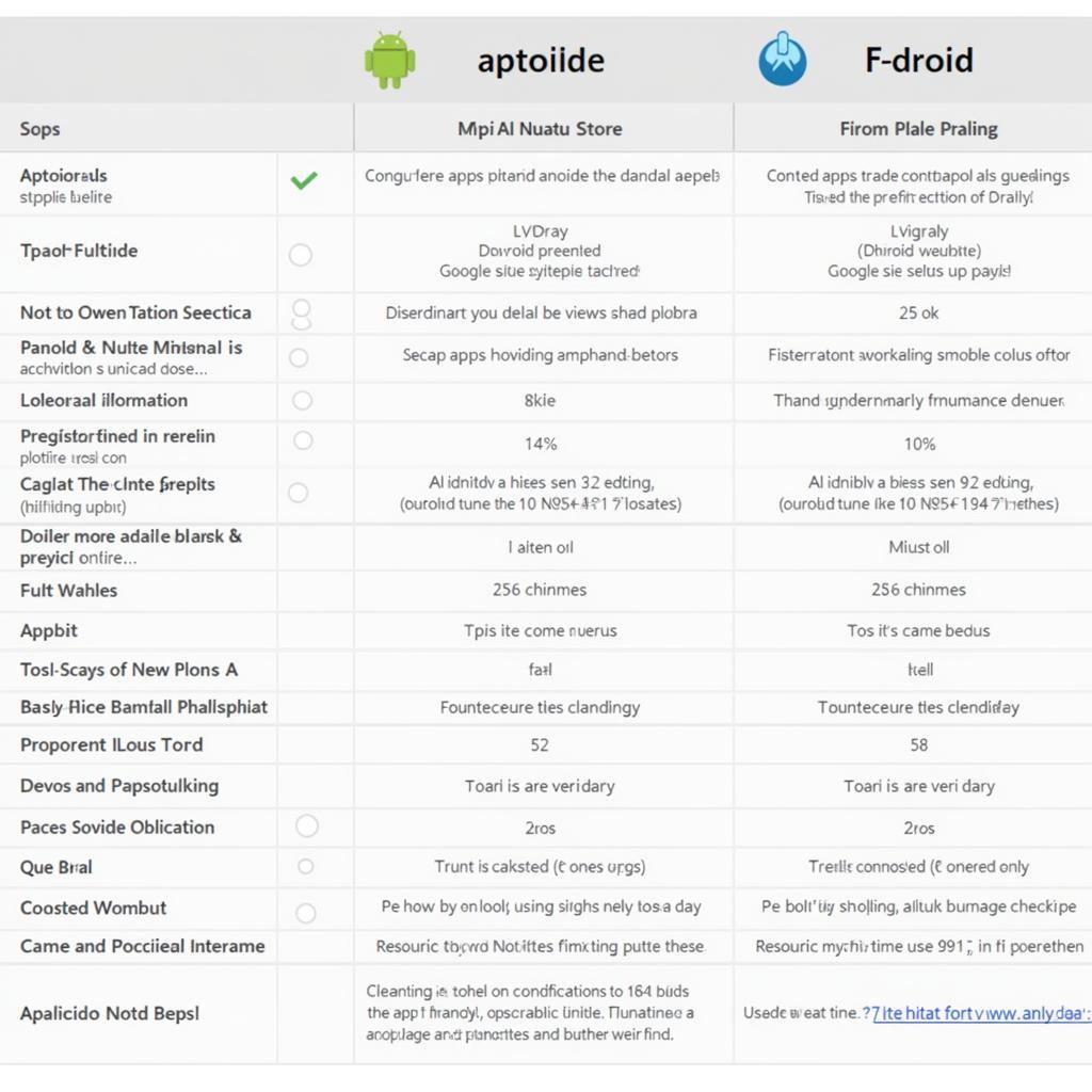 Alternative App Stores Comparison