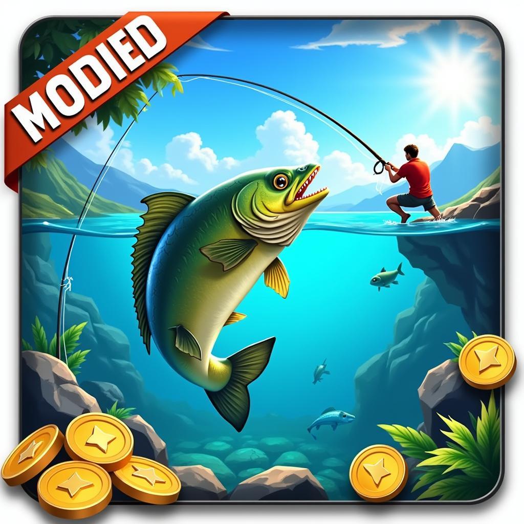 Amazing Fishing Mod APK Gameplay