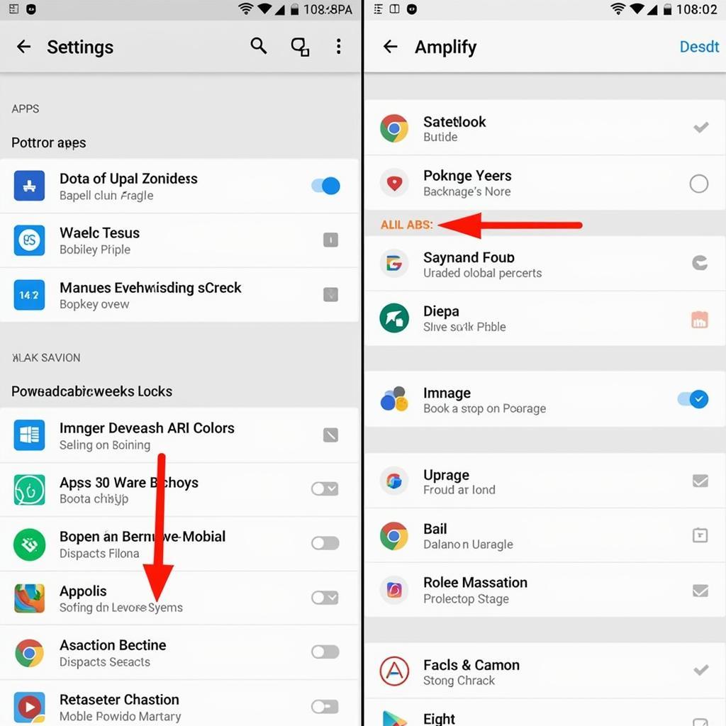 Amplify APK Customized Settings