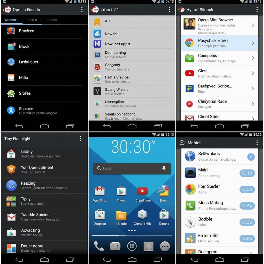 Android 2.1 Utility Apps on Phone