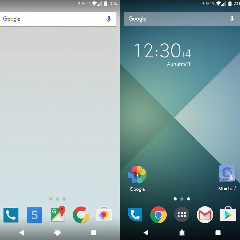 Android 4.4 KitKat Launcher Interface