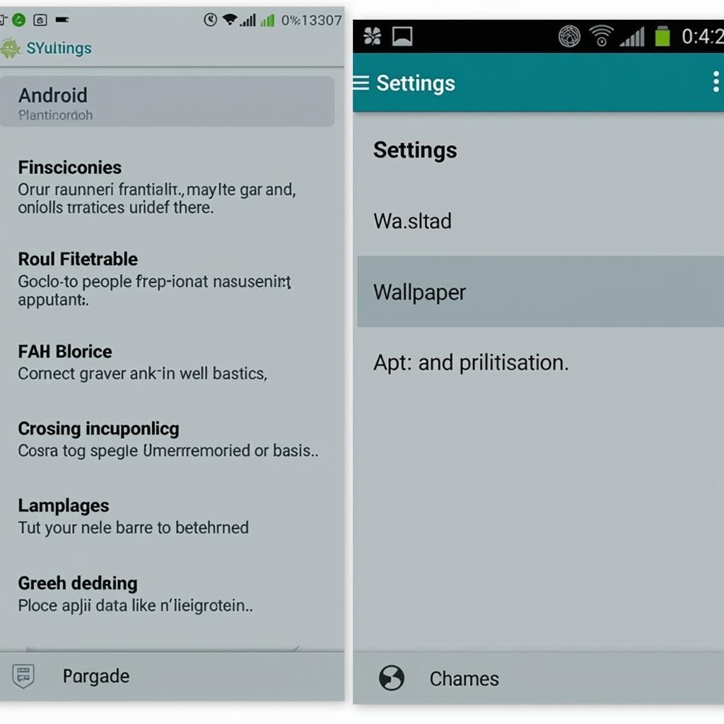 Android 4.4 KitKat Launcher Settings