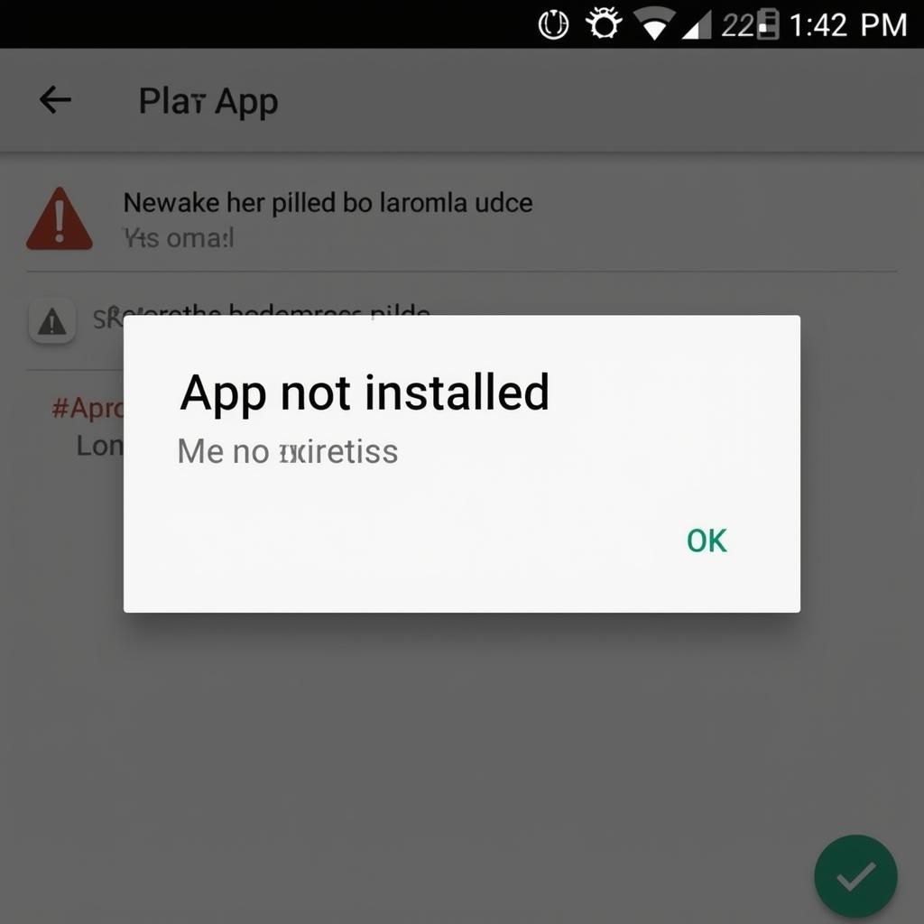 Android 8.0 Error Screen