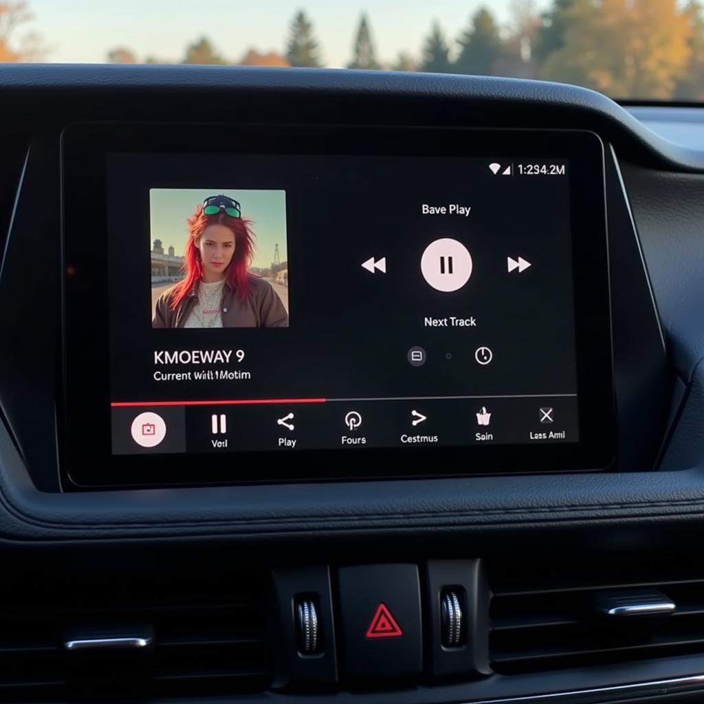 Android Auto Music Interface