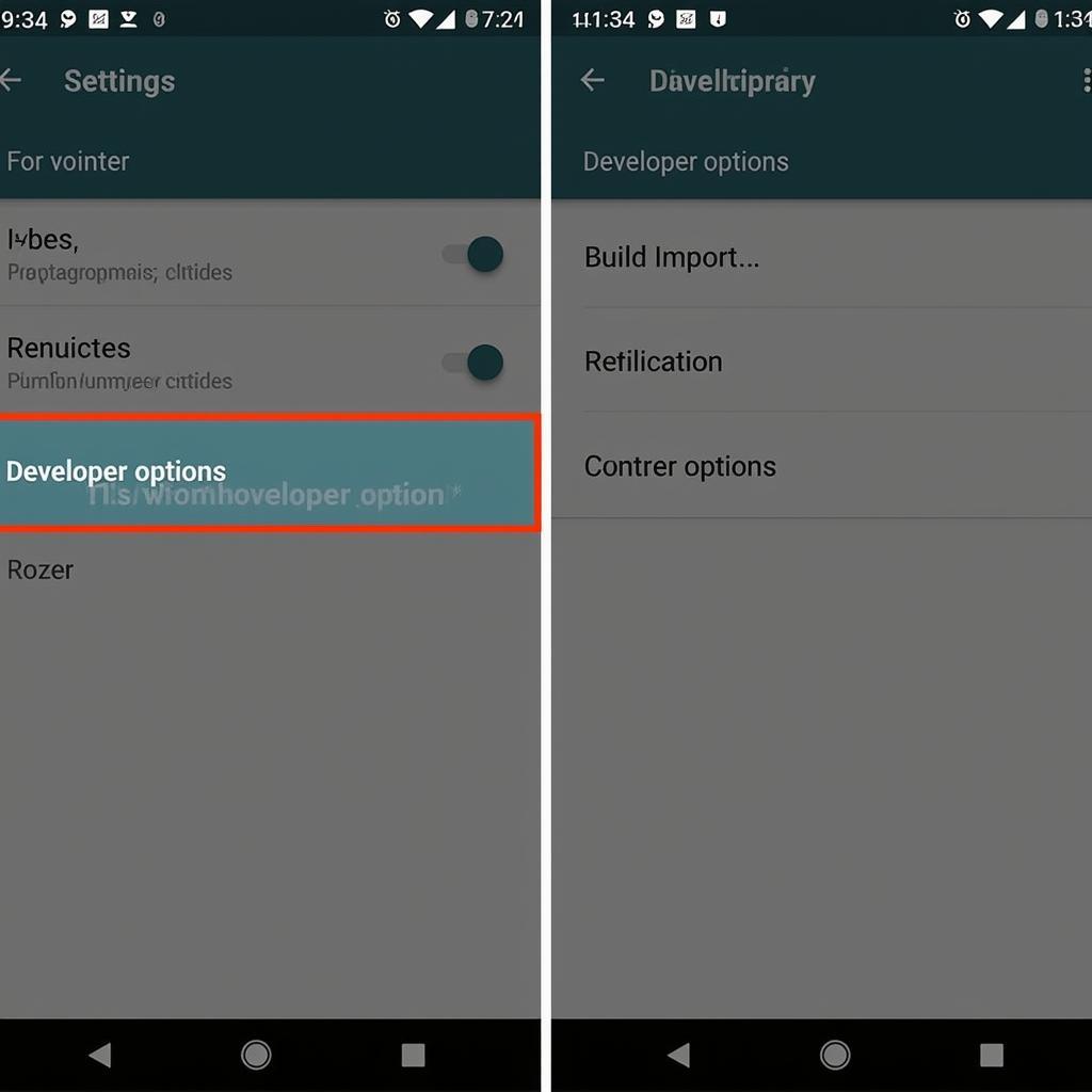 Enabling Developer Options on Android