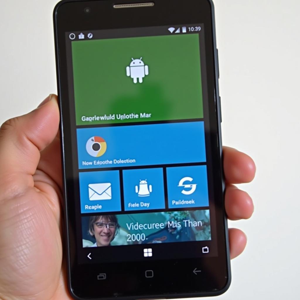 Android Emulator Interface on Lumia