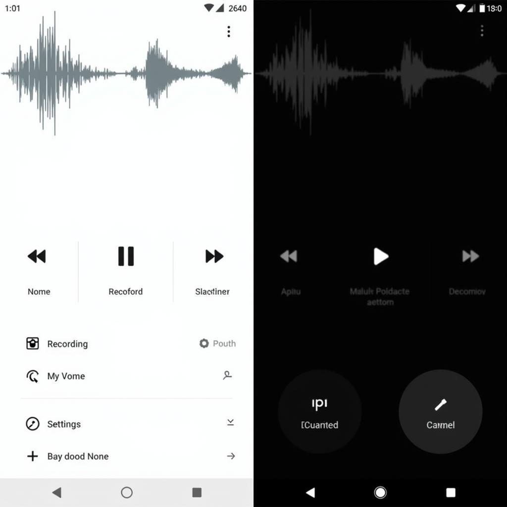 Android Mic Test App Interface