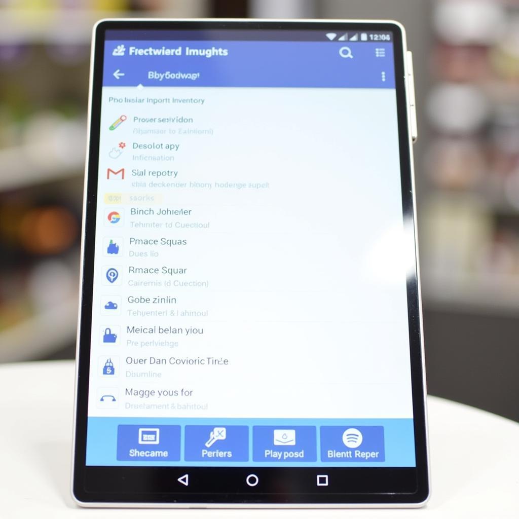 Modern Android POS System Interface